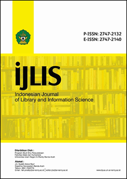 					View Vol. 5 No. 1 (2024): Indonesian Journal of Library and Information Science 
				